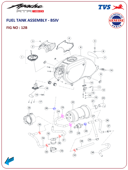 Fuel Tank Assembly - BSIV