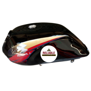 Ensons Petrol Tank for Bajaj Caliber 115 (Black/Red)