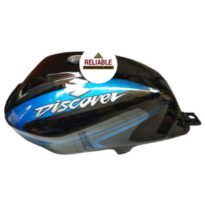 Ensons Petrol Tank for Bajaj Discover 100/ 125 New Model/ 150 (Black/Blue)