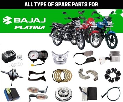 Bajaj Platina Spare Parts